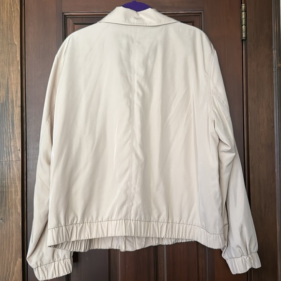 Women’s Nine West Moto/Bomber Jacket with Elastic Hemline - Picture 12 of 14